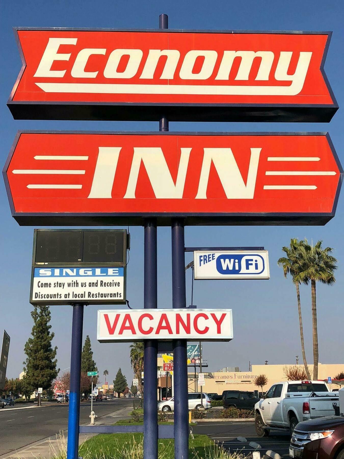 Economy Inn Fresno Ngoại thất bức ảnh